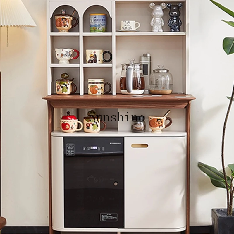 

High-end smart dining side cabinet, kettle, tea making integrated, fully automatic living room storage high cabinet