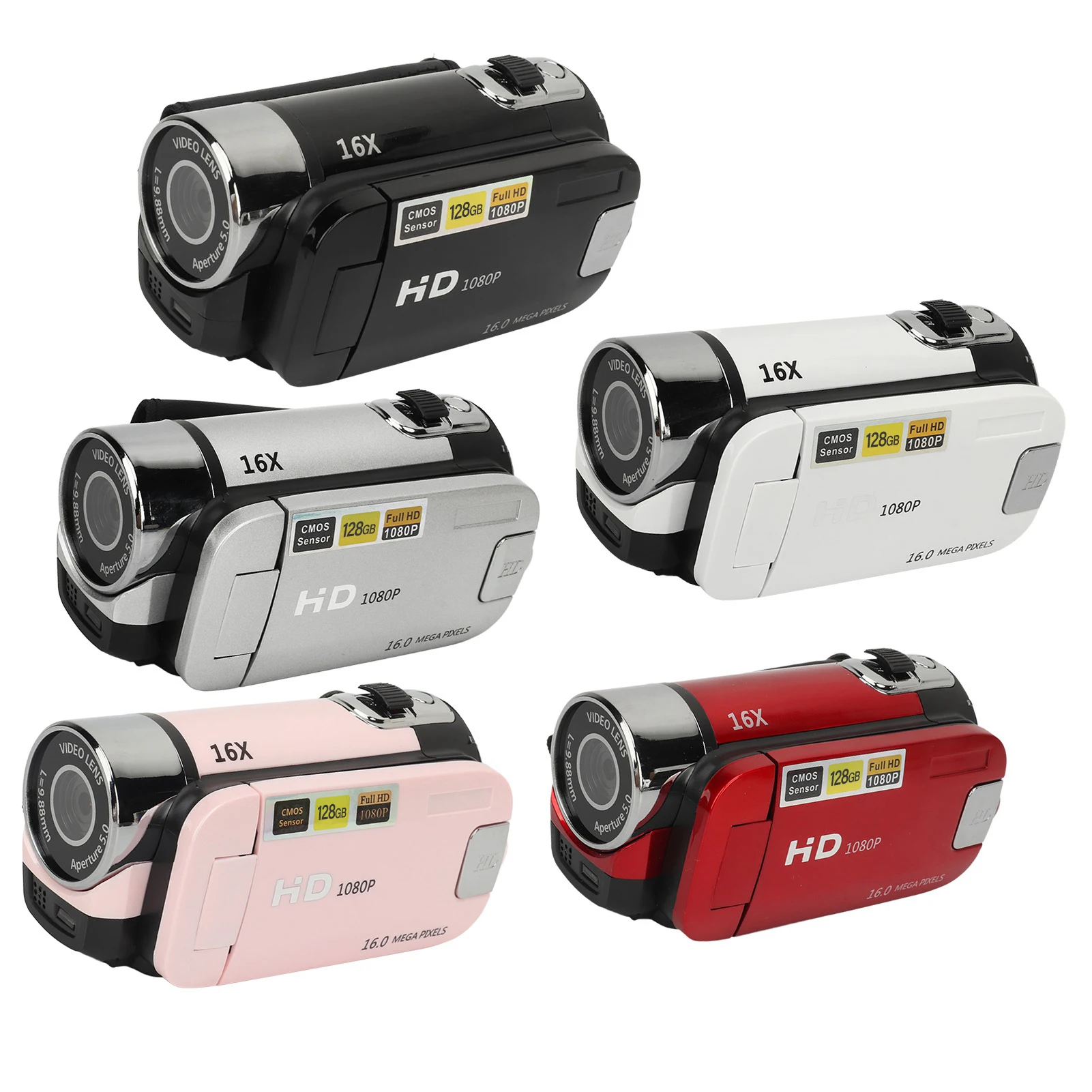 Caméra vidéo enregistreur obturateur électronique 16MP appareil photo numérique résolution 1080P trou de filetage 1/4 pouces pour l'enregistrement de la croissance de bébé