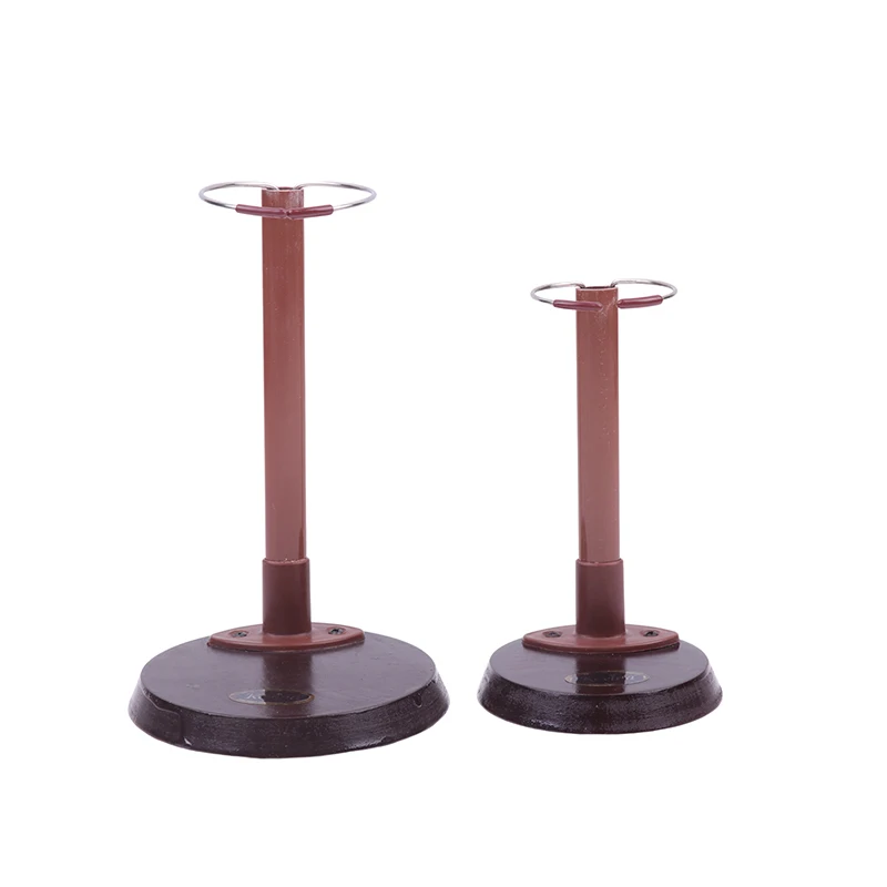 Wooden Doll Stands Display Holder Prop Up Girl Dolls 20-60cm Doll Accessories With Stainless Steel Base Doll Model Support