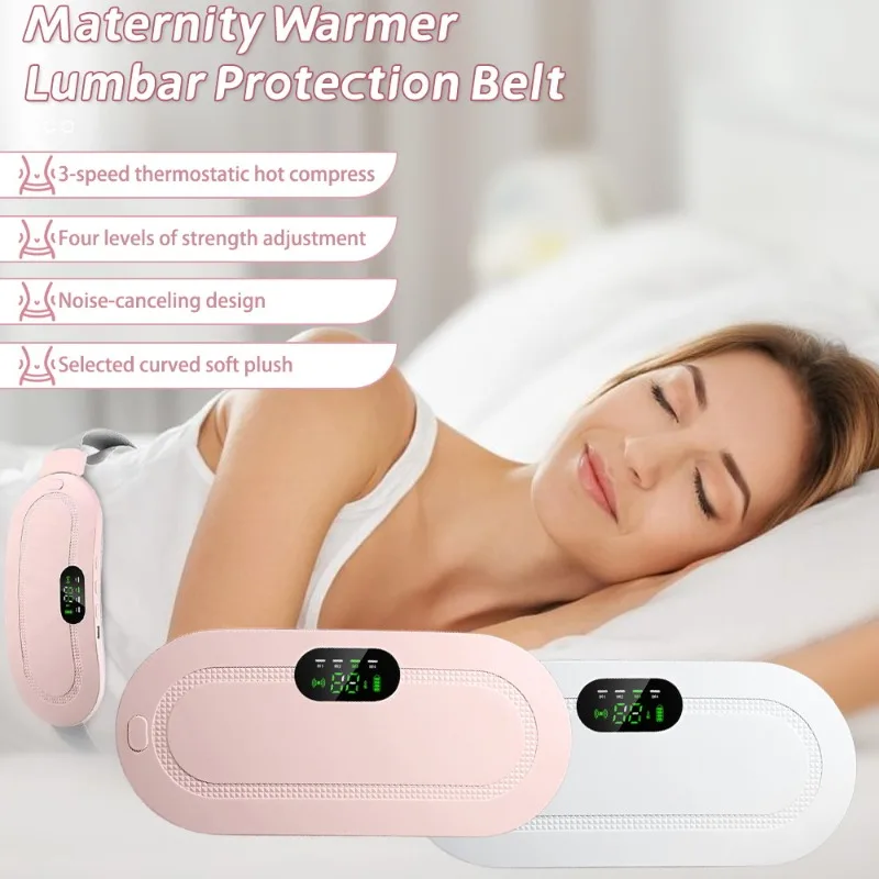 New Electric Warm Belt for Female Menstrual Auntie's Divine Device Charging, Heating, and Vibration