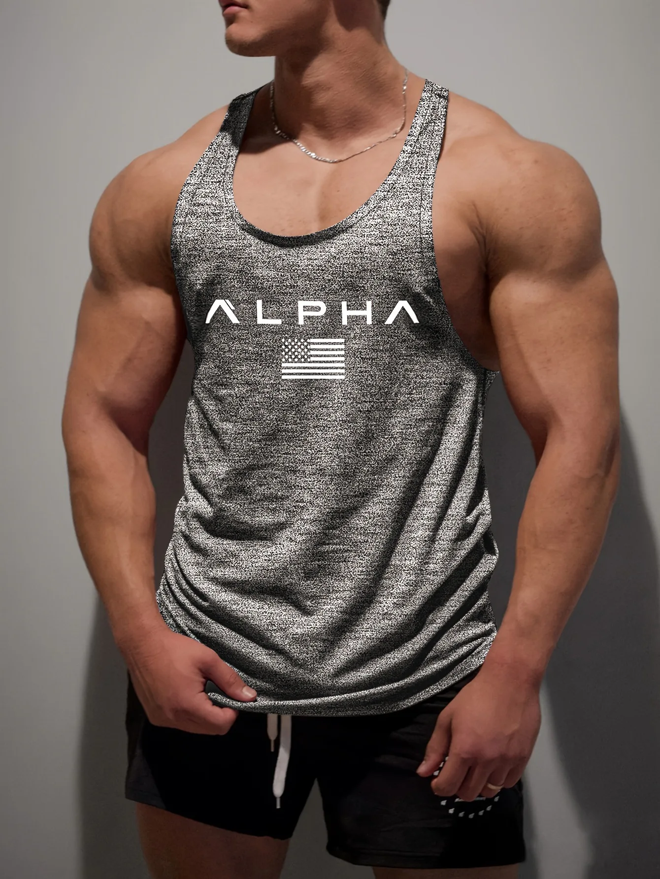 Quick Dry Bodybuilding Tank Top Men Gym Fitness Sport Sleeveless Shirt Male Casual Skinny Stringer Singlet Vest Workout Clothing
