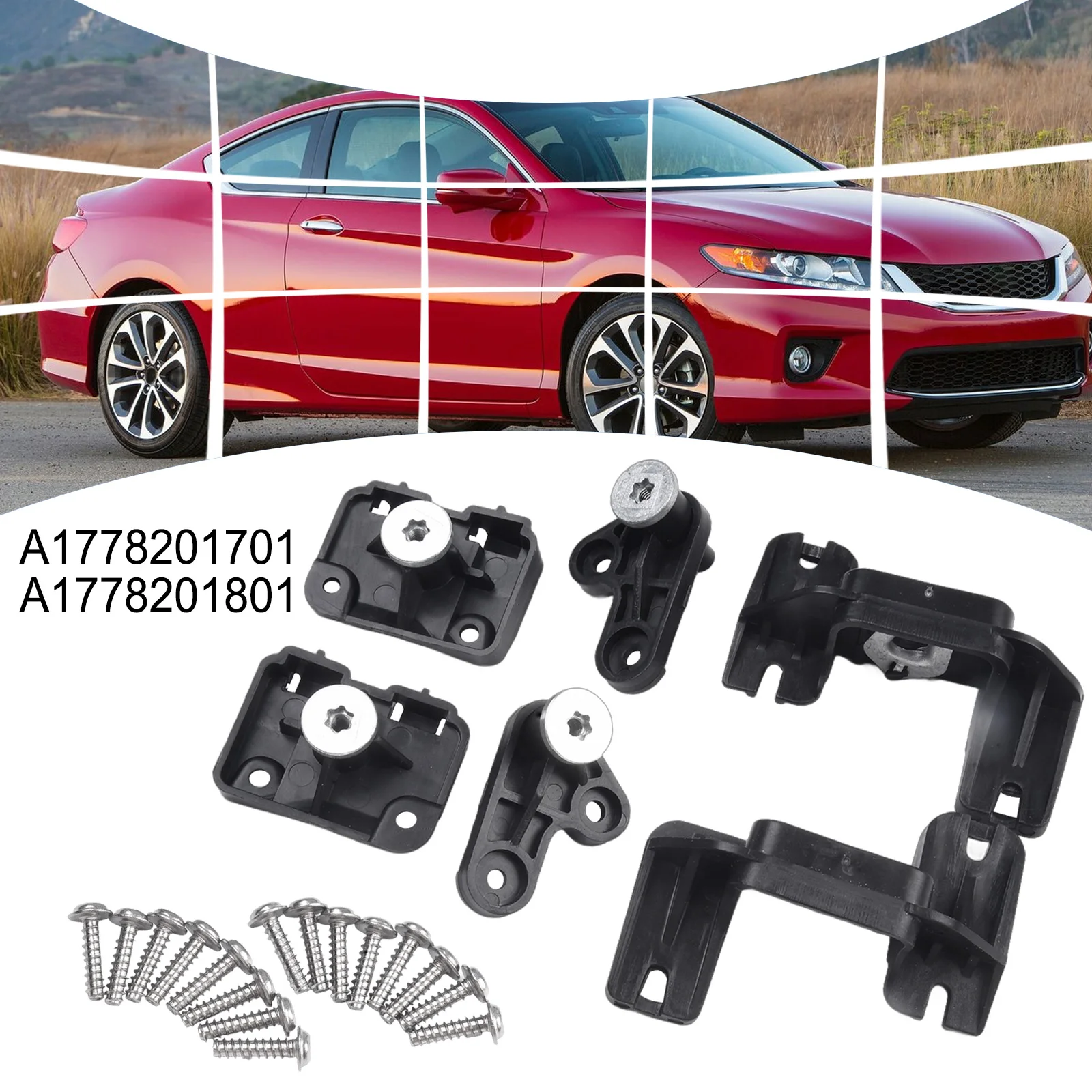 

Front Pair Headlight Bracket Repair Kit For Mercedes For A CLASS W177 2013-17 A1778201701 A1778201801 CLA CLASS W118