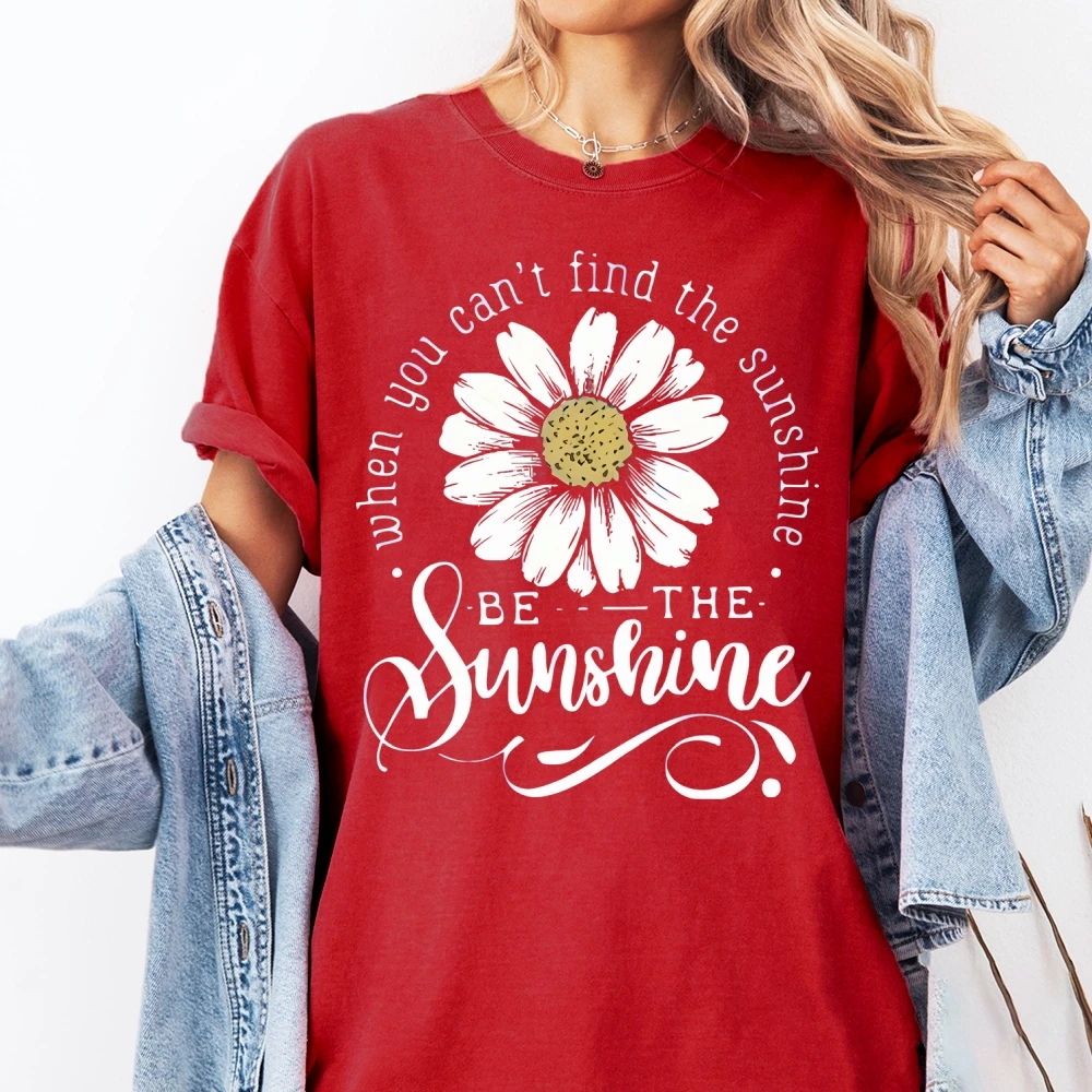 ดอกไม้น่ารักหญิงเสื้อTeeเสื้อผ้าแฟชั่นผู้หญิงฤดูร้อนเสื้อยืดหลวมสบายๆY2k Streetwearเสื้อแขนสั้น