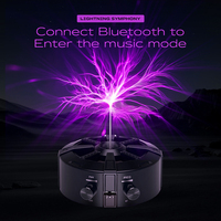 New Tesla Coil Music Touchable Spark Musical Tesla Coil Lighting Student Science Experiment Tools Wireless Bluetooth Speaker