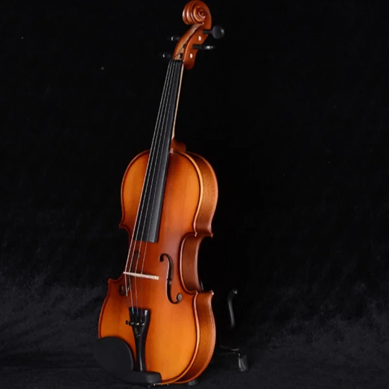 Handmade Solid Wood Violin Beginner Adult Children Exercise Professional Performance Professionally Musical Stringed Instruments