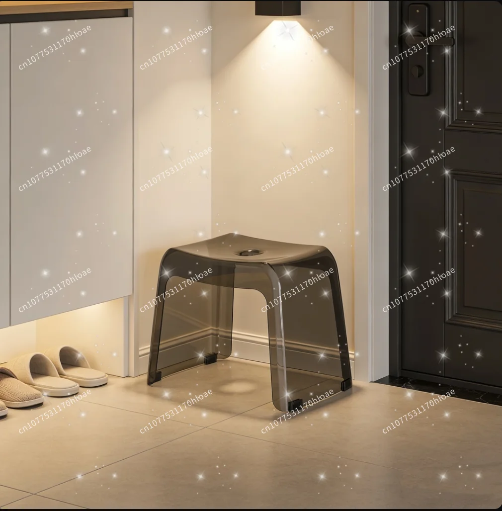 Bathroom Stool Non-Slip Shower Stool Plastic Household Bath Small Stool