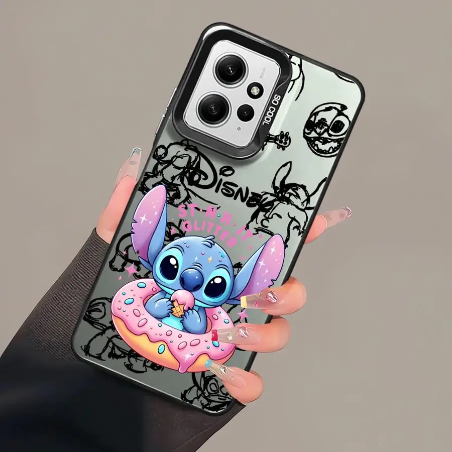 Cartoon Cute Stitch Phone Case for Redmi Note 10 12 13 4G 5G 10S 10Pro 11 11S 11 12 13 Pro4G 5G 11 12 13ProPlus5G 12S