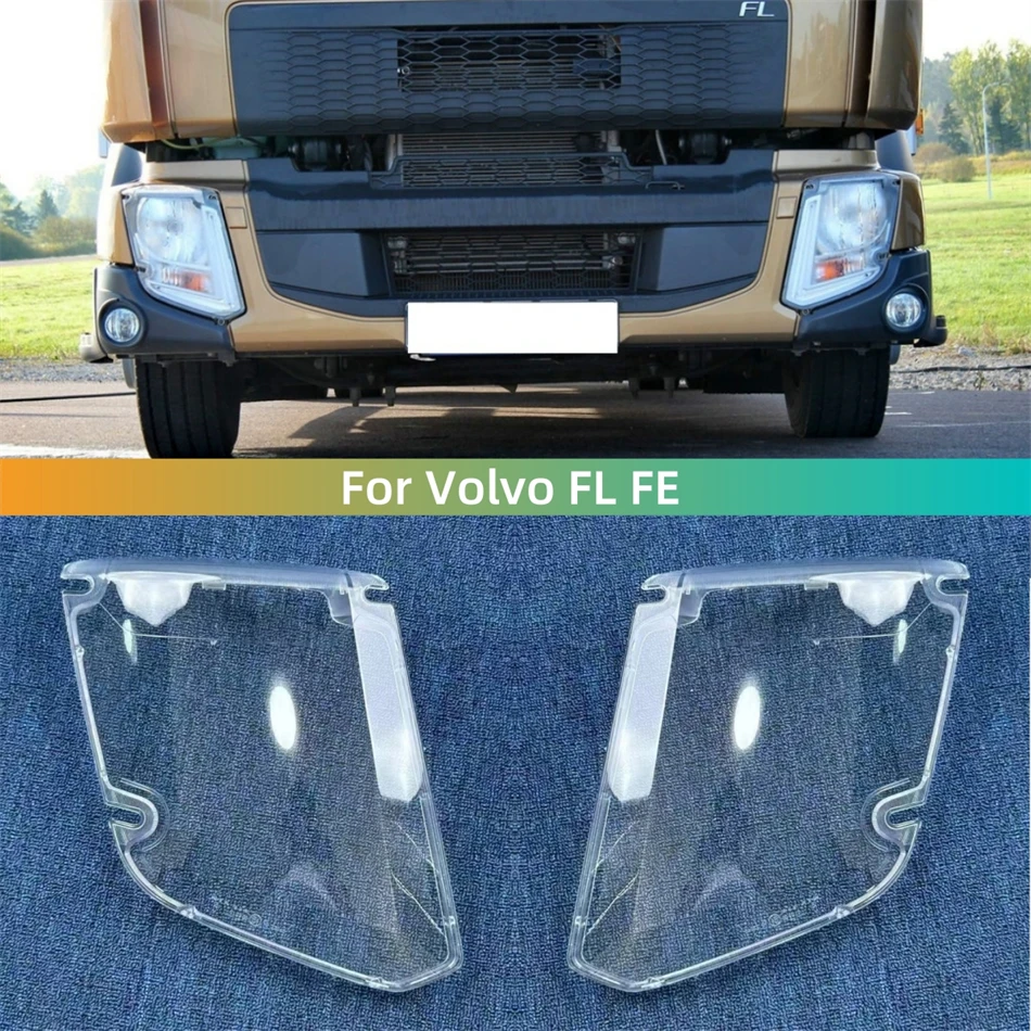 

Для Volvo FL FE детали грузовика передние аксессуары крышки лампы фары автомобиля передняя фара крышка объектива фонари в виде ракушки