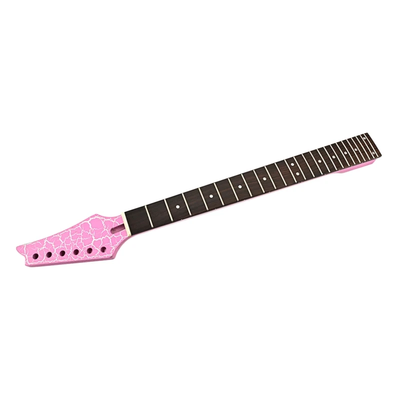 

Electric Guitar Neck Pink Burst Crack Guitar Neck String Instrument DIY Parts TOP quality