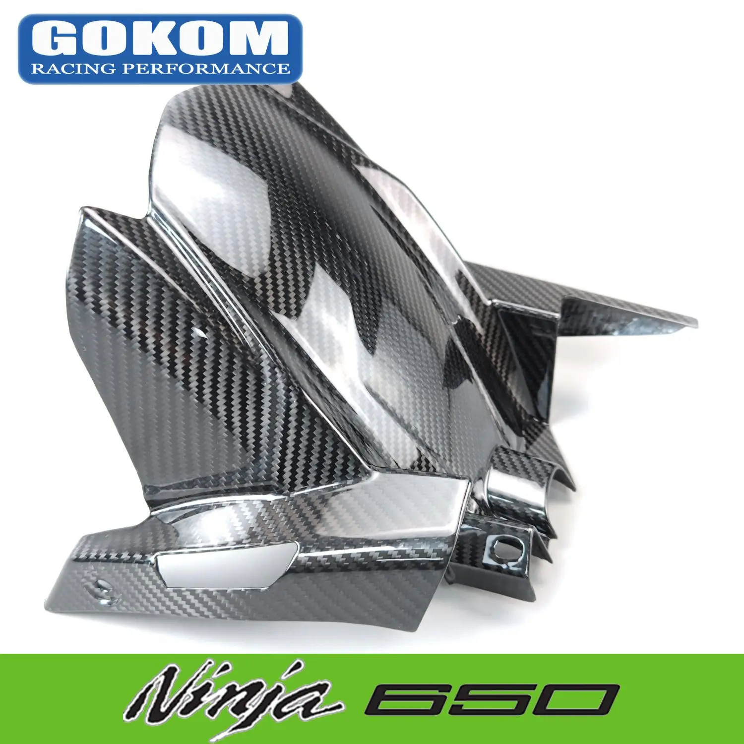 

Gokom Racing Motorcycle Parts Carbon Fiber FOR KAWASAKI 2017-2023 Ninja 650 Carbon Fiber Rear Tire Hugger Mud Guard Fender Fairi