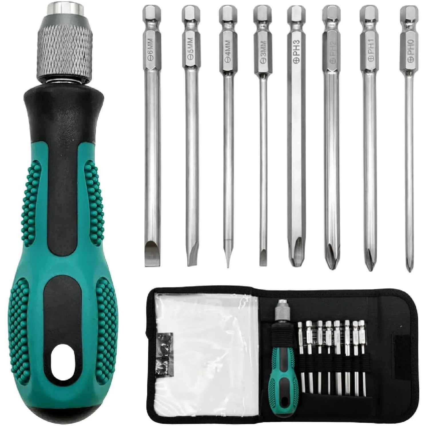 9Pcs/set Precision Screwdriver Set 1/4