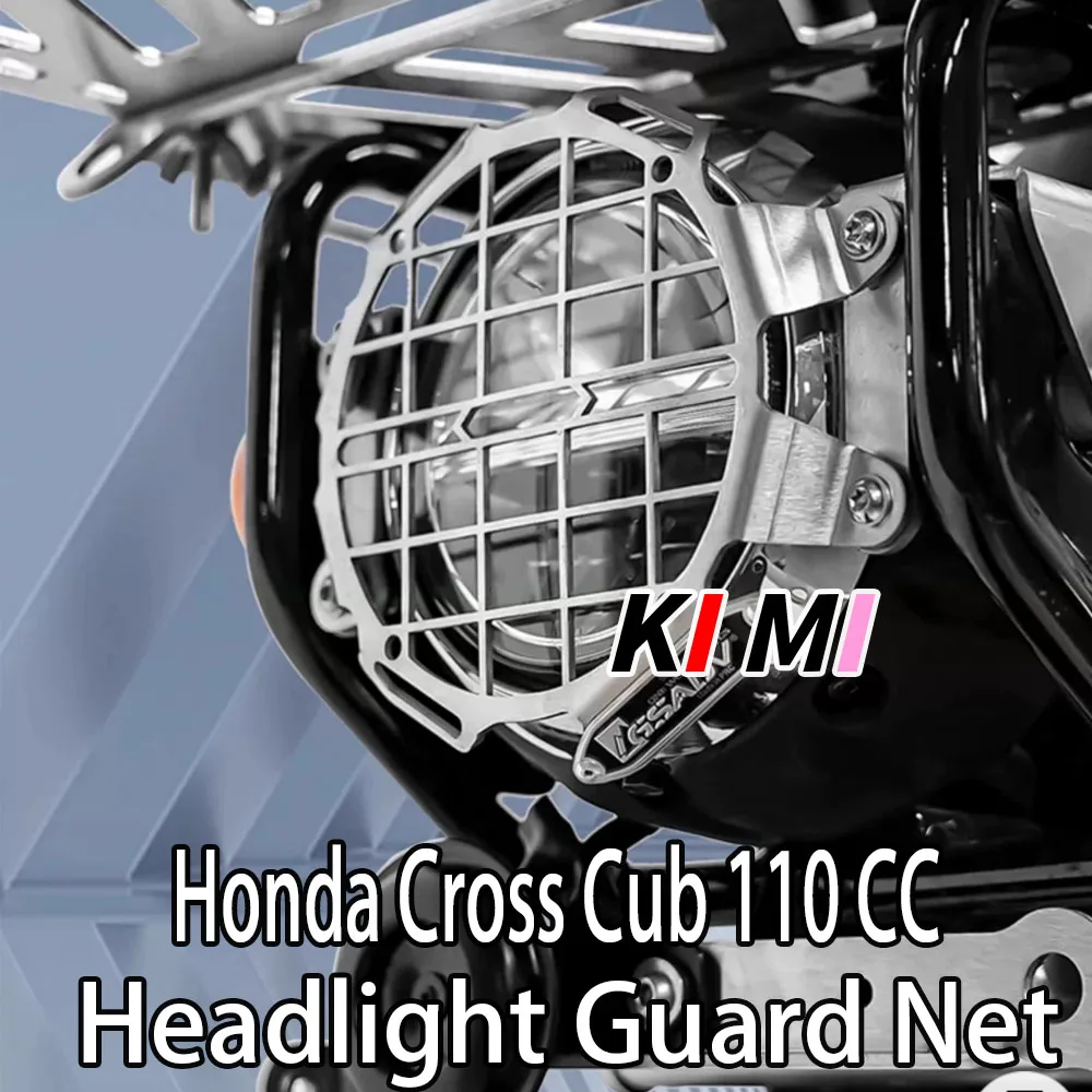 

Motorcycle Modification Accessories Headlight Protector Net Headlight Decorative Cover Headlight Guard FOR Honda Cross Cub 110CC