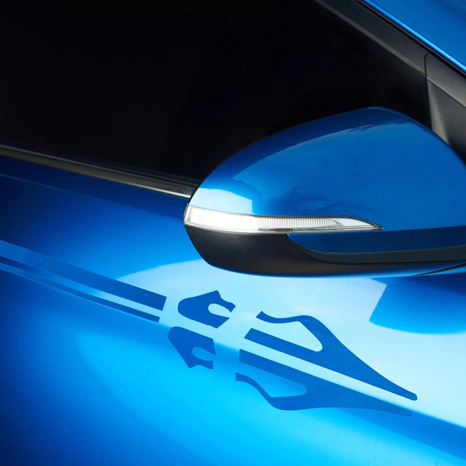 

Pinstripe Tape Car Body DIY Vinyl Decals Sticker Blue Durable Self-Adhesive Car Side Sticker Vehicle Decoration