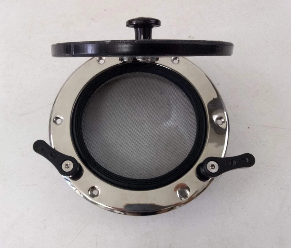 8 Inch 200mm 316L Stainless Steel Round Shape Opening Portlight Porthole Window Hatch for Marine Boat Yacht