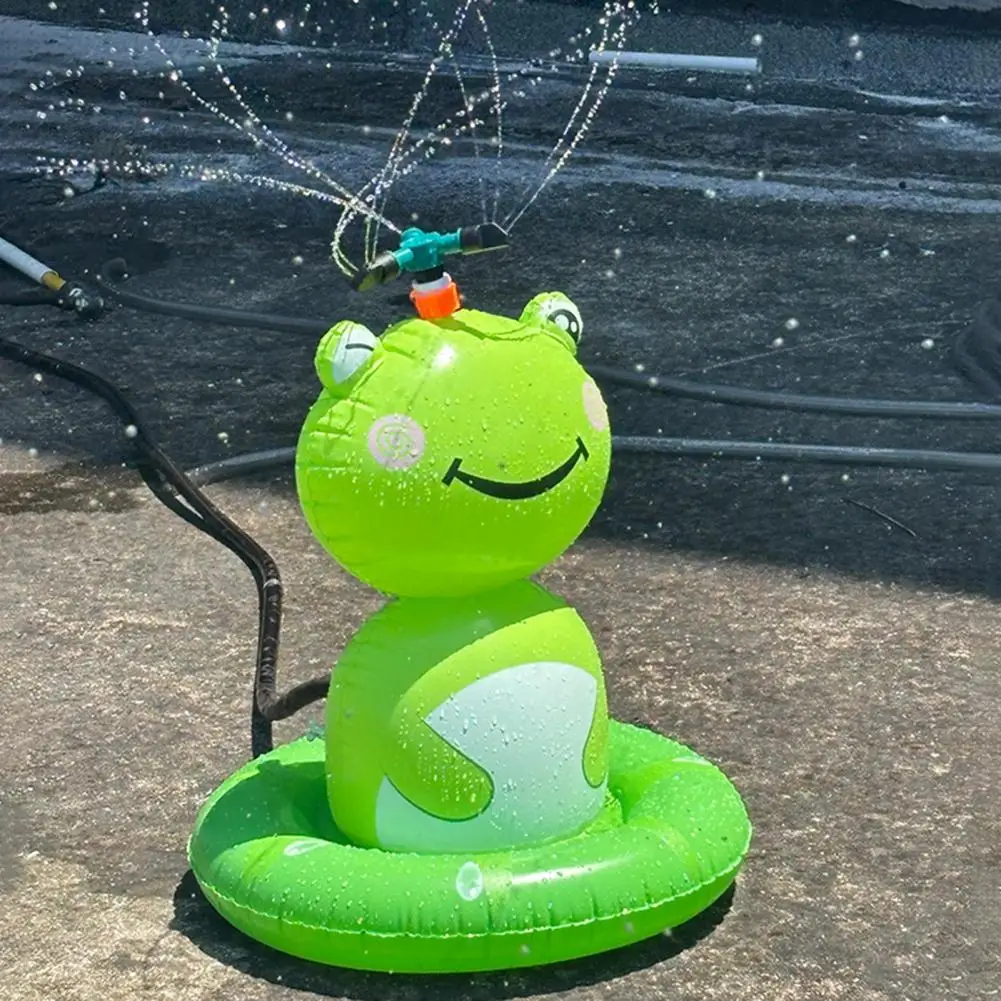 Wasser Sprinkler Kinder Aufblasbare Frosch Sprinkler Familie Sammeln Wasser Spiel Sommer Kinder Wasser Spielen Spielzeug Pool Party Sprinkler