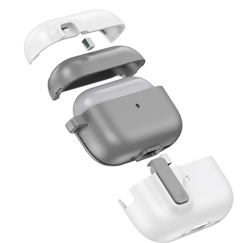 Caso Switch Secure Lock automático, compatível com AirPods Pro, 2ª, 1ª geração, capa protetora com Apple Air Pods 3, 2