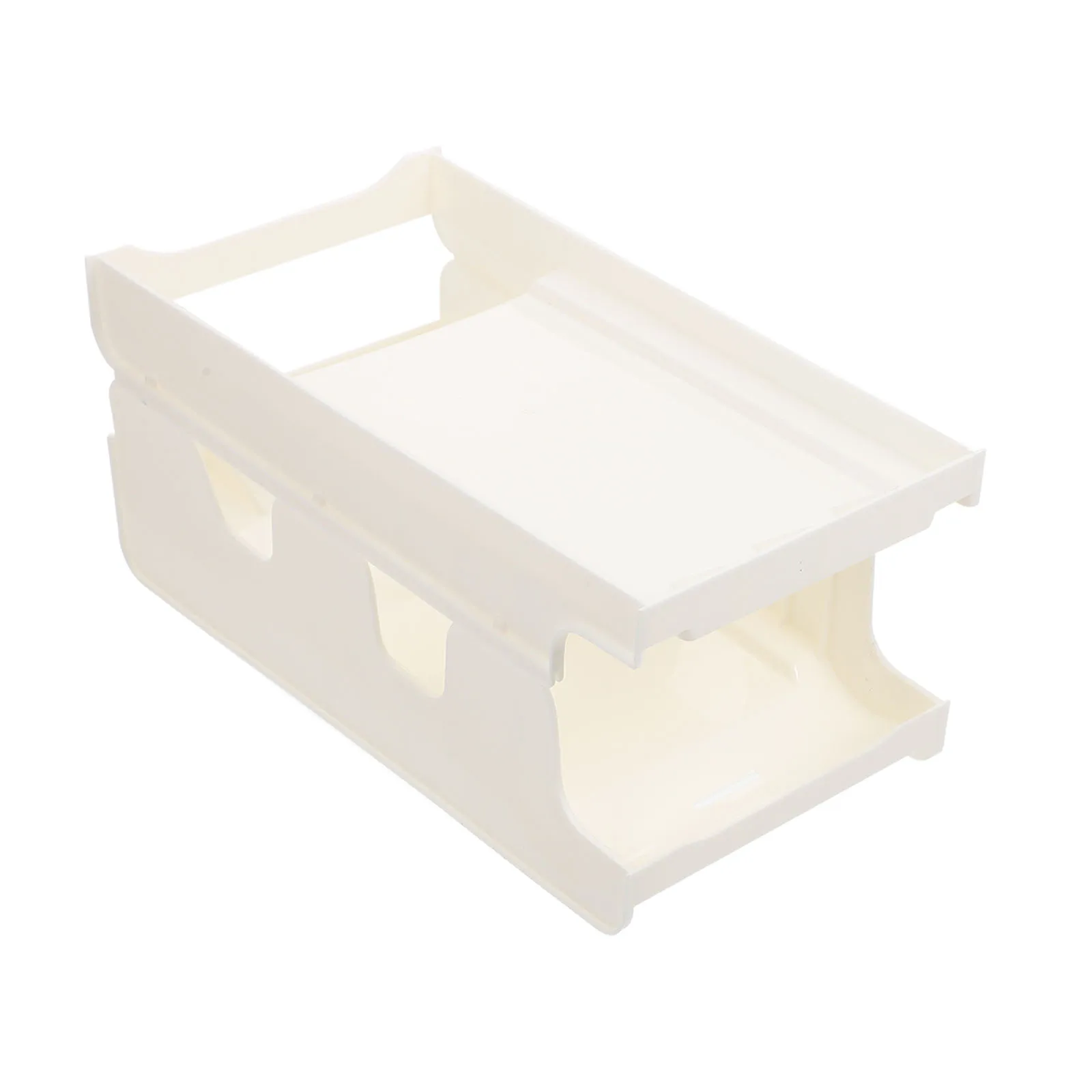 

Fridge Can Organizer Storage Bins PET Safe Environmentally Friendly Double Layer Soda Beer Drinks Beverages Refrigerator