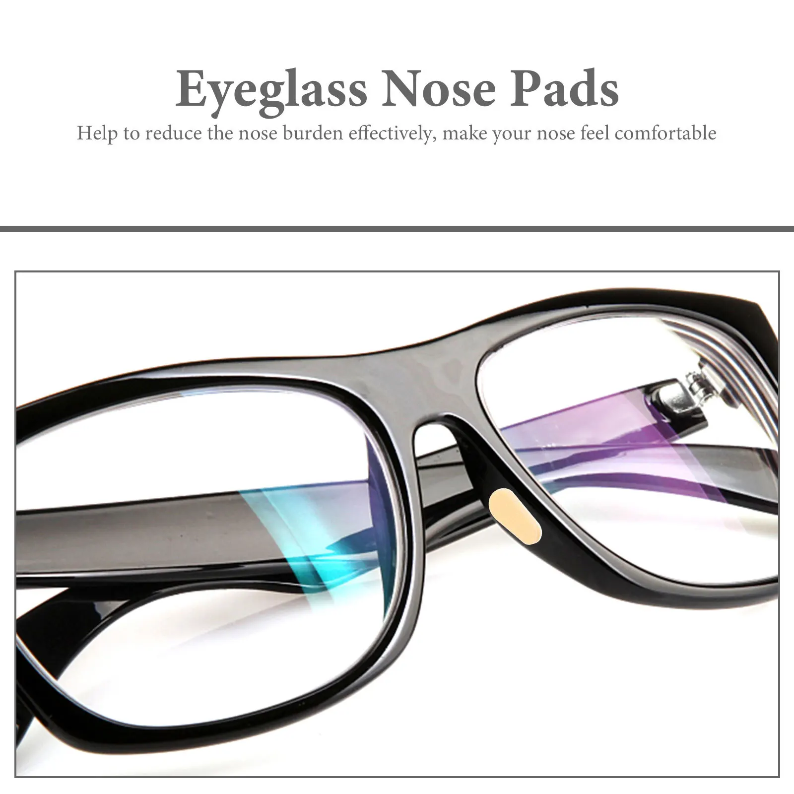 

1Pack Eyeglass Nose Pads Self Adhesive Anti-Slip Nosepads for Sunglasses Plastic Optical Frames Easy Application