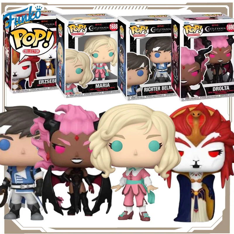 Funko POP Original Castlevania Anime Figure Maria Renard Erzsebet Action Figure Toys for Boys Girls Kids Gift Model Ornaments