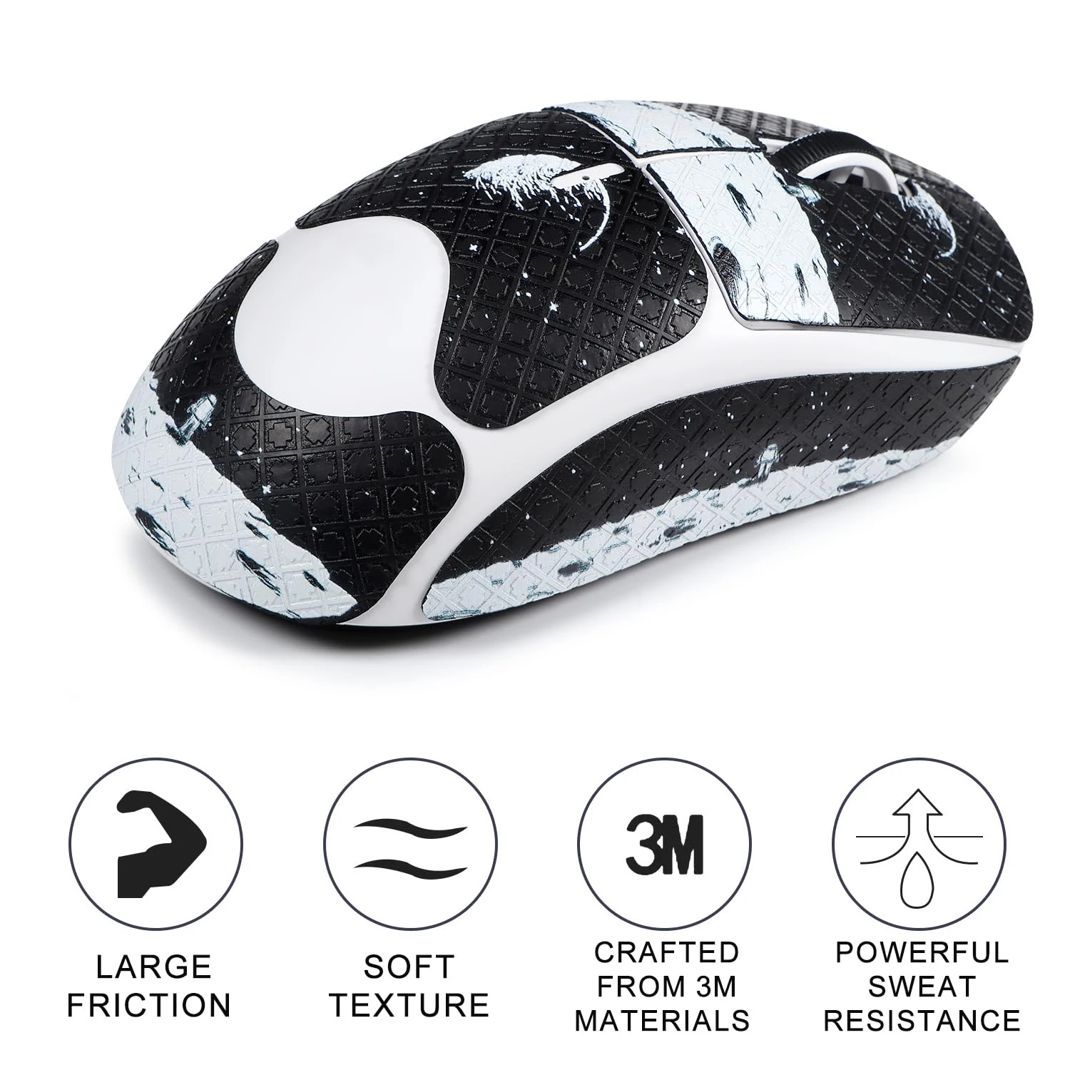 Mouse Grip Tape Sticker For Logitech G Pro Wireless / Pro 2 Lightspeed Mouse Anti Slip Skin PVC material Skin-friendly feel