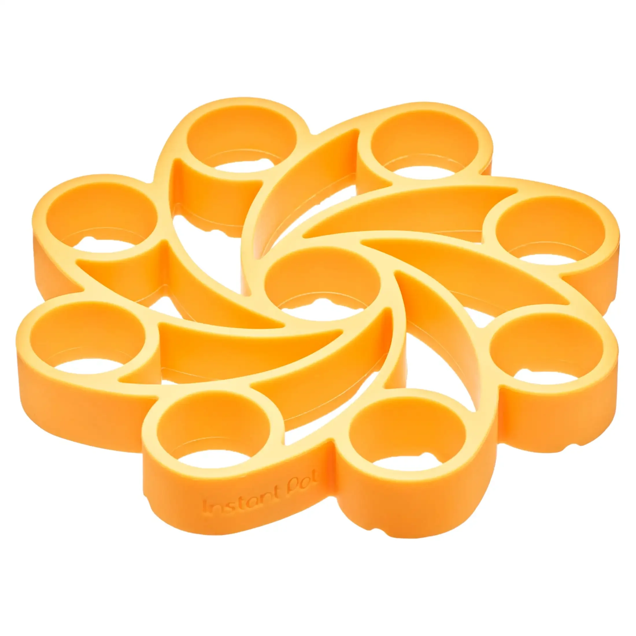 Instant Pot Egg Rack Official Silicone Accessory, Compatible with 6-quart and 8-quart Cookers in Yellow