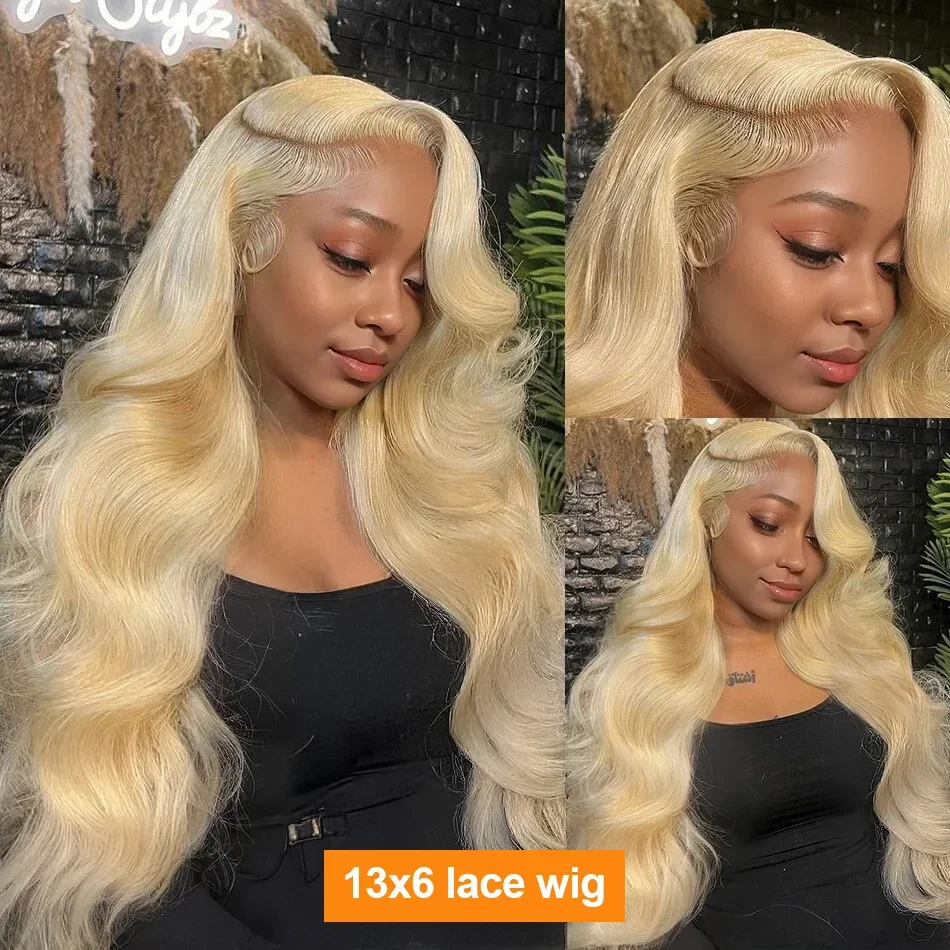 613 Hd Lace Frontal Wig 13x6 Body Wave Human Hair Wigs 30 Inch Honey Blonde Color Wig Brazilian 13x4 Lace Front Wigs For Women