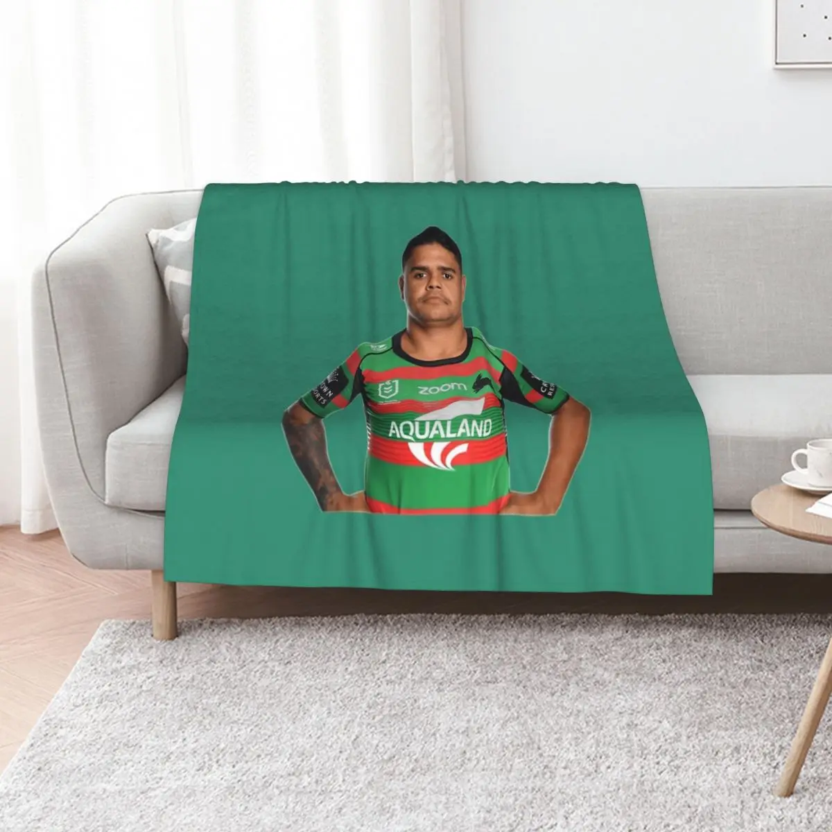 Latrell Mitchell \t Throw Blanket blankets ands Picnic For Decorative Sofa Summer Beddings cosplay anime Soft Beds Blankets