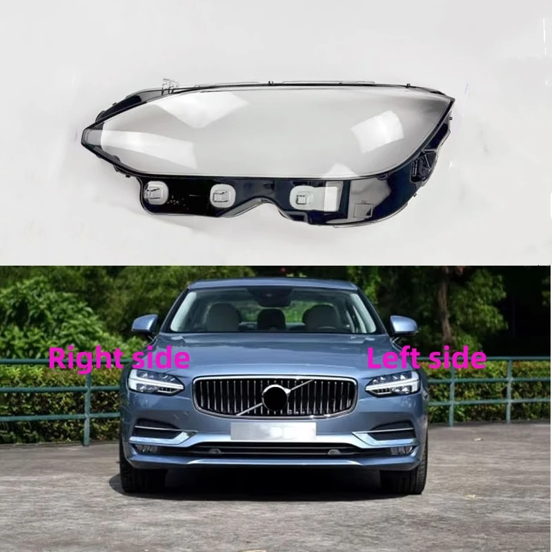 

For VOLVO S90 2016 2017 2018 2019 2020 -2022 Car Headlight Shell Headlight cover Headlamp Lens Headlight Glass Auto Shell Cover