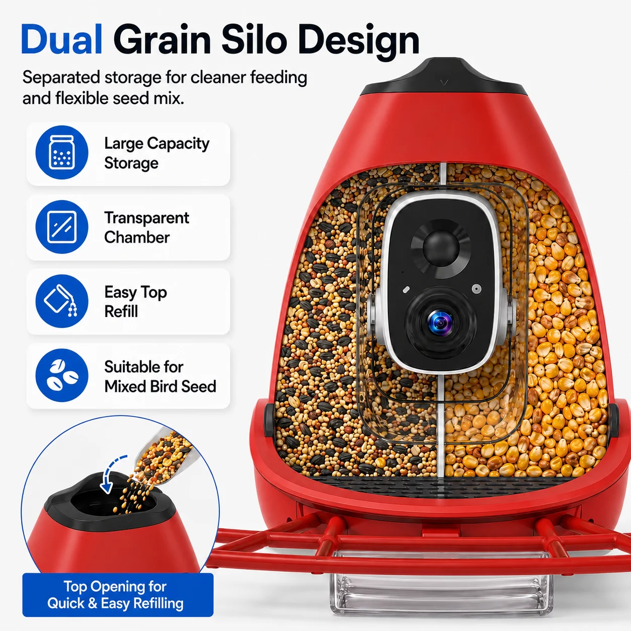 Хит продаж: Умная камера-корму – обзор и цена Smart Bird Feeder Camera