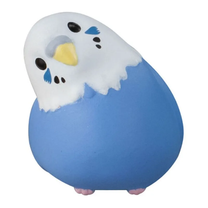 Original Bandai Gashapon Kawaii Anime Figure Bird Data Cable Decoration P4 Cute Action Figure Miniature Model Capsule Toys Gift