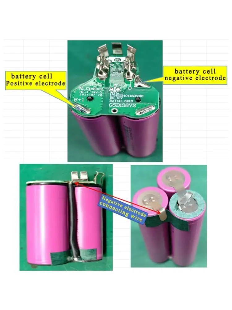

Комплект противоударного пластикового корпуса батареи 652F для 10,8 В 12 В BAT412A BAT413A BAT411