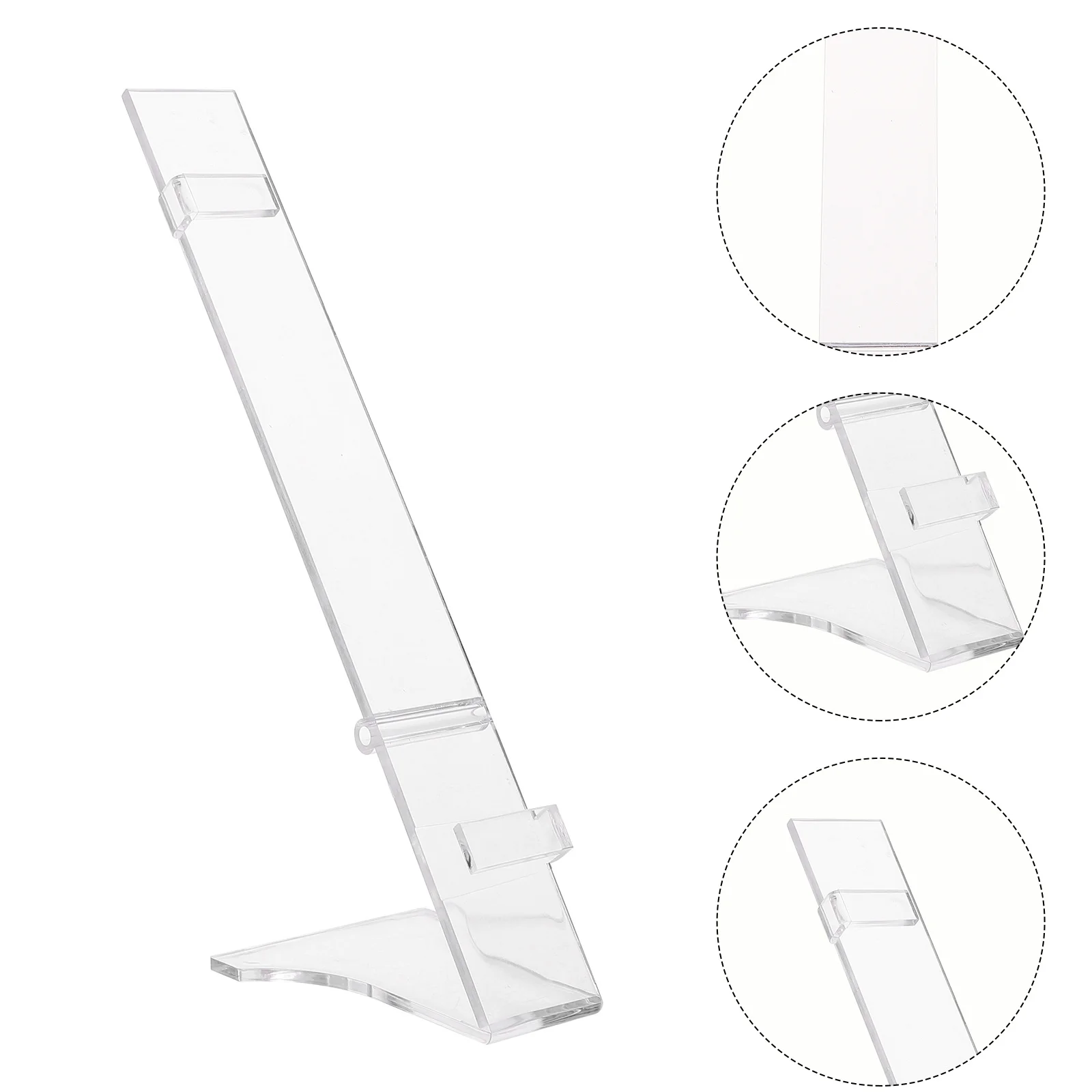 

6Pcs Watch Display Stands Acrylic Clear Durable Watch Organizer Base Transparent Storage Holder Professional Display Stand