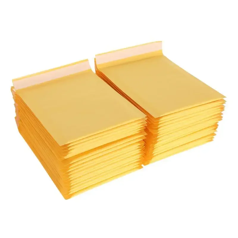 20PCS/Lot Kraft Paper Bubble Envelopes Bags Different Specifications Mailers Padded Shipping Envelope With Bubble Mailing Bag