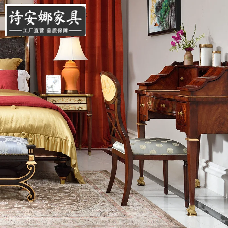 Dresser British aristocratic makeup table Jane Europe villa mansion luxury furniture