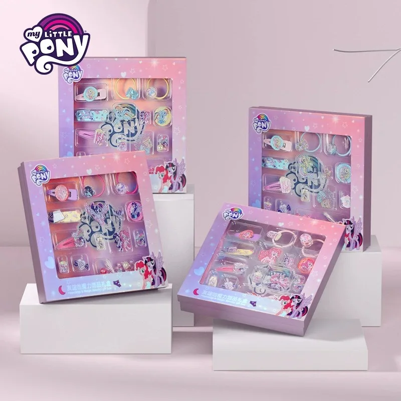 

Hasbro My Little Pony Princess Jewelry Box Bead Hairpin Accessories Rainbow Twilight Sparkle Fluttershy Pinkie Pie Gifts Collect