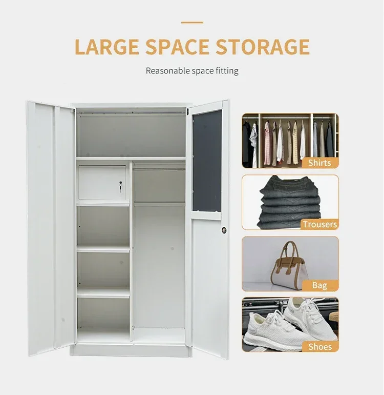 TAOModern Godrej Almirah Steel Wardrobe New Model Baby Clothes Almari Home Furniture Iron Cupboard Competitive Price Powder Coat
