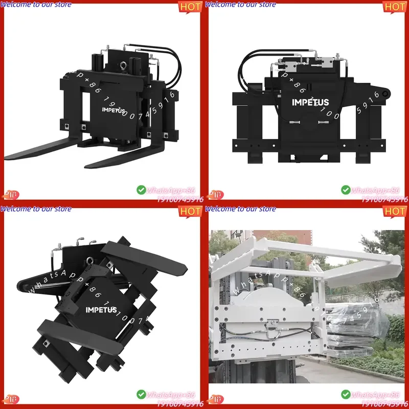 CE Certificate Stabilized Arm Type 180 Degree Box Rotator Forklift Accessories Stainless Steel Ball Bearing