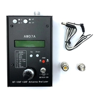 HF +UV Spectrum Analyzers HF/VHF/UHF AW07A Multiband Antenna Analyzer 1.5-490MHZ SWR Antenna Analyzer 160M Measure Tool