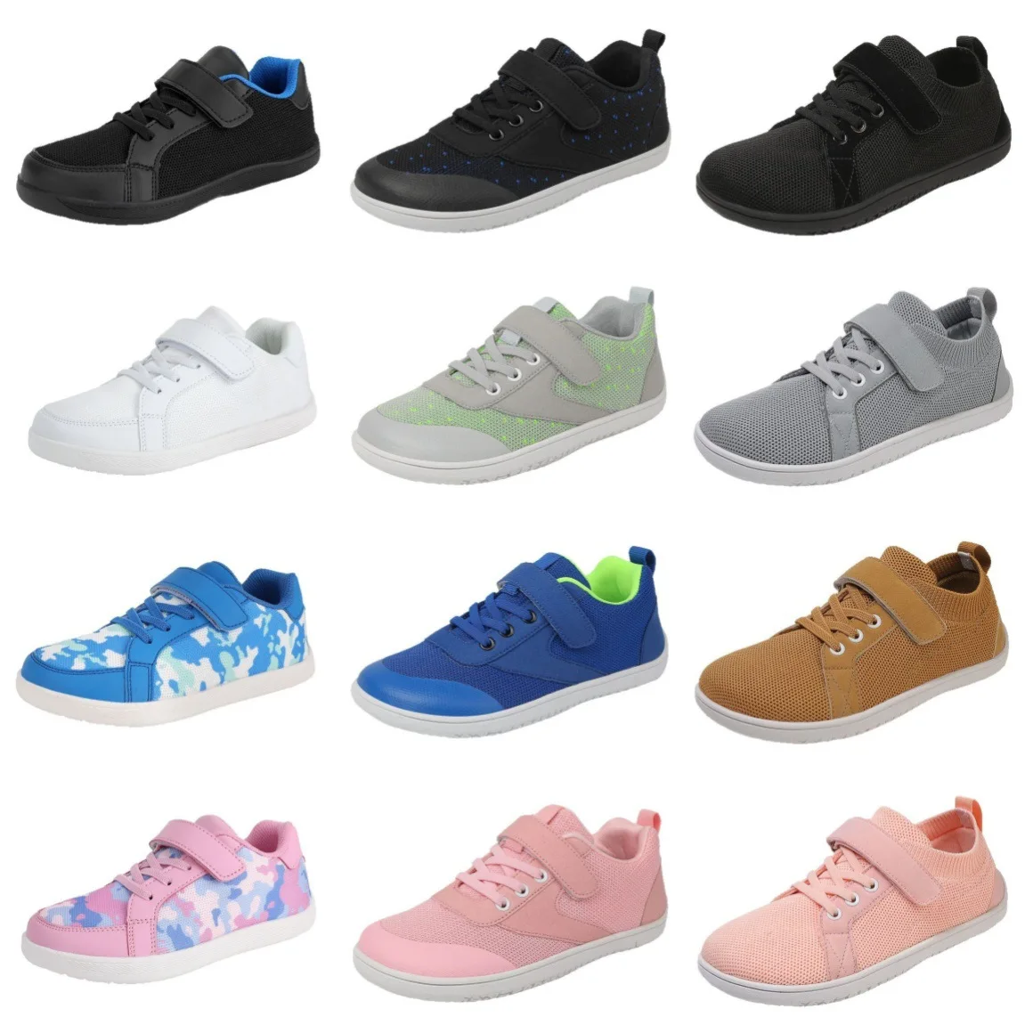 Autumn Children Barefoot Shoe Breathable Sport Sneaker For Boys Girls Outdoor Soft Sole Walking Shoe Kids Casual Running Sneaker