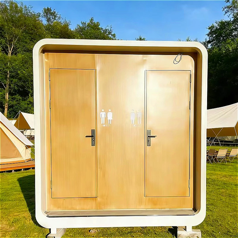 

Mobile Toilet House Restroom WC Mobile Toilet Bathroom Office Container House Shower Public Park Prefabricated Portable Toilet