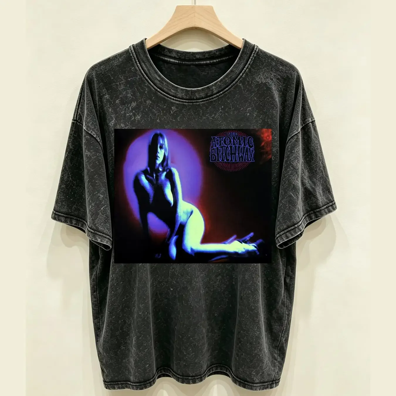 washed T Shirt 90s Atomic Bitchwax vintage extremely rare design band tee original monster magnet rock heavy metal tour gwar
