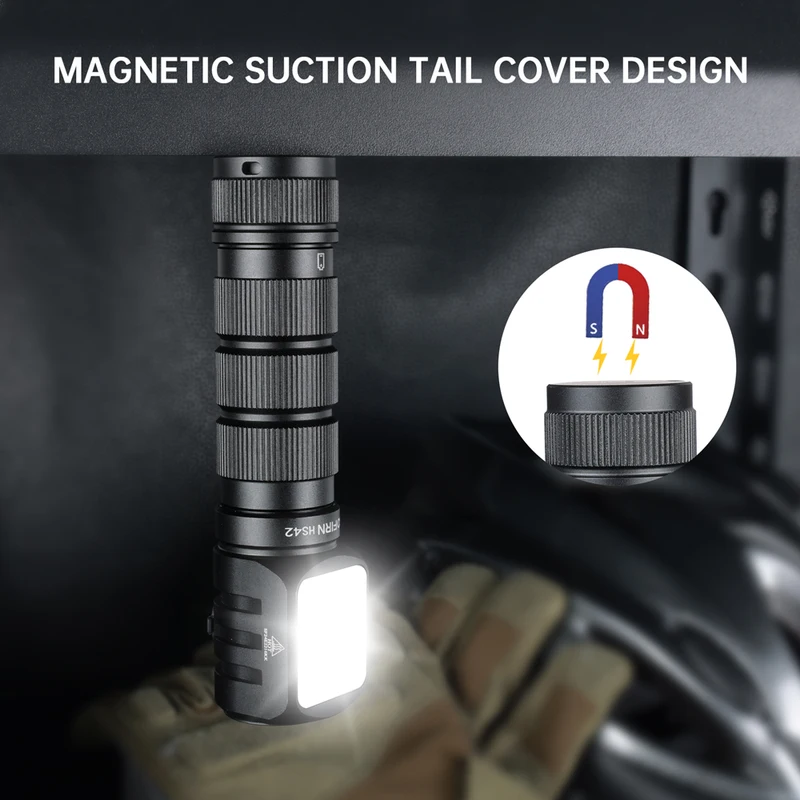 Farol Recarregável USB C com Lanterna LED — foto 3