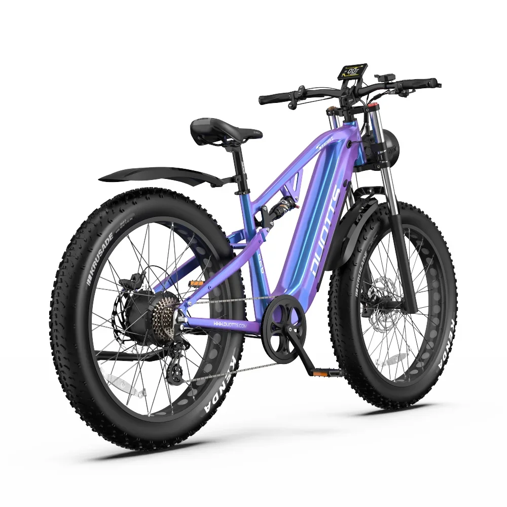 DUOTTS E26 Elektrofahrrad mit Bürstenlosem Motor, 48V20AH Akku, 26 Zoll Mountain E-Bike mit Breitreifen, Erwachsenen-Pedelec – Detail 10