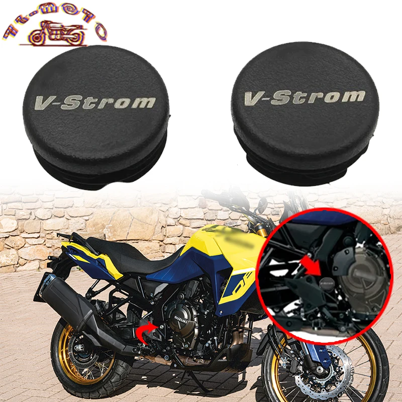 

Fit For Suzuki V-STROM 800 DE VStrom 800DE 2023 2024 Motorcycle Accessories Decorative Frame Hole Cover Caps Plug Frame Cap Set