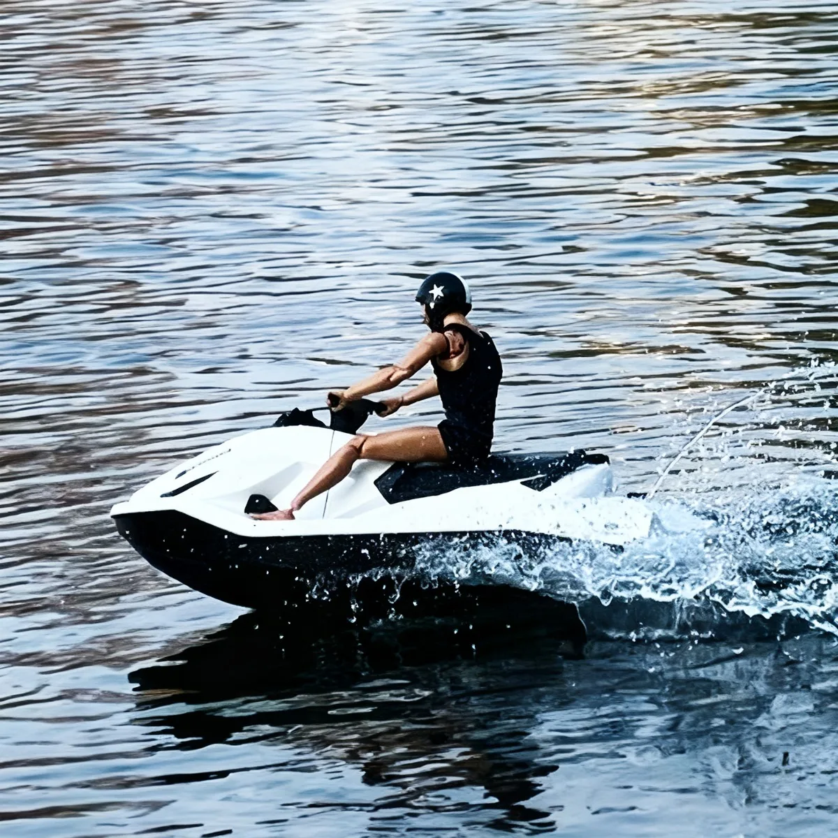 1/6 RC قارب 58 سنتيمتر فرش السيارات التحكم عن بعد جت سكي مقاومة درجات الحرارة العالية ABS المواد RC Schiffe RTR سفينة لعبة