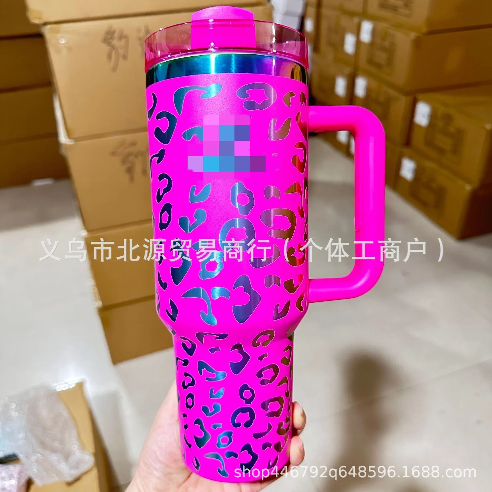 Disney Stitch Thermos Mug 40oz Large Capacity Vacuum Insulated Tumbler Cartoon Stainless Steel Straw Bottle Portable Thermal Cup