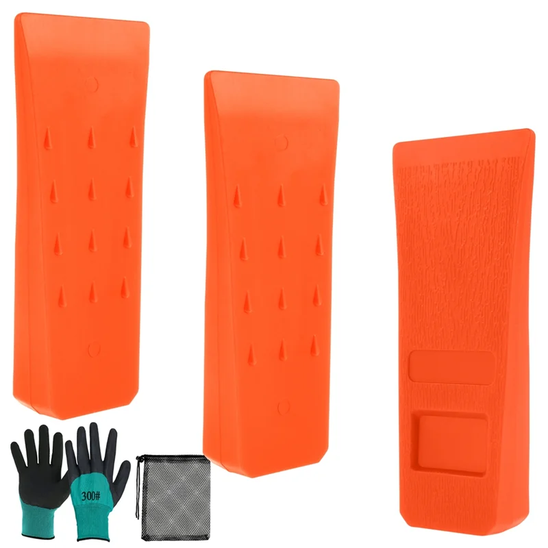 

【Hot-Selling!】Plastic Chainsaw Wedges 6 In. Felling Wedges Wear Tree Cutting Logging Supplies Safety Accessories