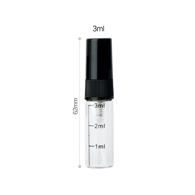 2 ml 5 ml 10 ml Schwarz Glas Parfüm Flasche Mit Skala Probe Nebel Sprayer Flasche Zerstäuber Flasche Dünne glas Fläschchen 4 #