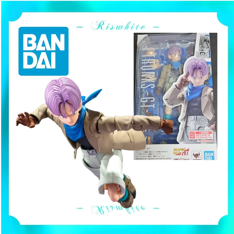 100% Original Bandai Tamashii Nations S.H.Figuarts SHF Trunks Dragon Ball GT Action Figure in Stock Collectible Gift Toy