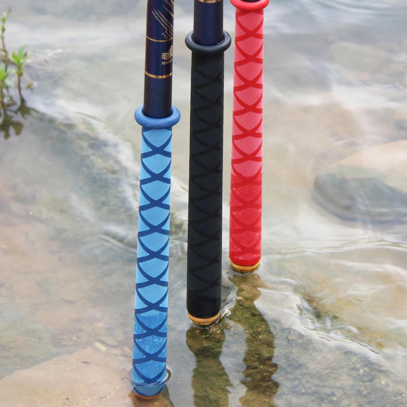 1~10pcs Non-slip Heat Shrink Tube 15 18 20 22 25 28 30 35 40 45 50mm Waterproof Cover Insulated Wrap Protector for Fishing Rod